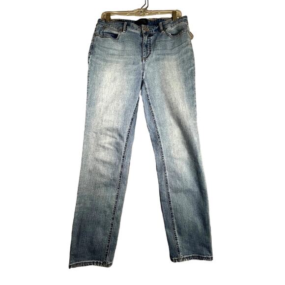 Talbots Flawless Five-Pocket Slim Ankle light wash jeans, size 0 - Picture 1 of 10